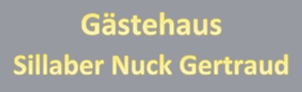 Logo des Gästehauses Sillaber Nuck